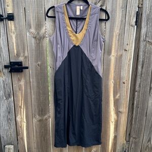 Indyeva Nakato Colorblock Sleeveless Dress Size Large